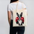 Boston Terrier Boxing Canvas Tote Bag, trending gift