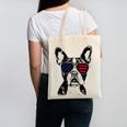 Boston Terrier Dog 4th July America USA Flag Men Women Kids Canvas Tote Bag, Boston Terrier 4th Of July Gifts, trending gift