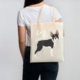 Boston Terrier Dog Mom Woman Women Canvas Tote Bag, Couple Gifts, Mom Gifts, Boston Terrier Mom Gifts, trending gift