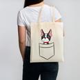 Boston Terrier Dog In The Pocket Boston Terrier For Men Women Girls Kids Canvas Tote Bag, trending gift