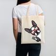 Boston Terrier Dog From Side Boston Bull Canvas Tote Bag, trending gift