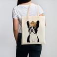 Boston Terrier Dog Wearing Crown For Men Women Girls Kids Canvas Tote Bag, trending gift