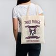 Boston Terrier Don't Mess With American Gentleman Dog Lover Canvas Tote Bag, American Boston Terrier Gifts, trending gift