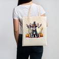 Boston Terrier Halloween Costume Mummy Witch Ghost Dog Lover For Men Women Kids Canvas Tote Bag, Boston Terrier Ghost Gifts, Boston Terrier Halloween Gifts, trending gift