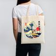 Boston Terrier Japanese Kanagawa Wave Surf Loyal Dog Men Women Kids Canvas Tote Bag, trending gift