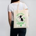 My Boston Terrier Is My Lucky Charm Paw Dog St Patrick's Day Canvas Tote Bag, trending gift