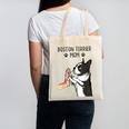 Boston Terrier Mom Dogs Mum Woman Canvas Tote Bag, Couple Gifts, Mom Gifts, Boston Terrier Mom Gifts, trending gift