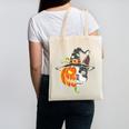Boston Terrier Pumpkin Jack O Lantern Halloween Canvas Tote Bag, Boston Terrier Halloween Gifts, trending gift