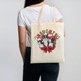 Boston Terrier Santa Claus Elf Reindeer Christmas Dog X-Mas Canvas Tote Bag, Boston Terrier Christmas Gifts, trending gift