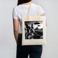Boston Terrier Graphic Selfie With UFOs Weird Aliens Canvas Tote Bag, trending gift