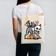 Boston Terrier Skeleton Mummy Witch Halloween Canvas Tote Bag, Boston Terrier Halloween Gifts, trending gift