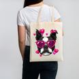 Boston Terrier Valentines Day Shirt Heart Dog Lover Canvas Tote Bag, trending gift