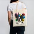 Celebration Event Birthday Party Boston Terrier Canvas Tote Bag, trending gift