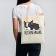 Cute Boston Terrier Boston Mama Canvas Tote Bag, trending gift