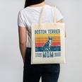 Dog Boston Terrier Mom Vintage Boston Terrier Mom Canvas Tote Bag, Couple Gifts, Mom Gifts, Boston Terrier Mom Gifts, trending gift