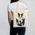 Dog Lovers Boston Terrier In Pocket Dog Face For Men Women Kids Canvas Tote Bag, trending gift