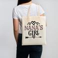 Granddaughter Nanas Girl Canvas Tote Bag, trending gift