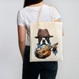Guitar Shirt Boston Terrier Dog Playing Acoustic Guitar Canvas Tote Bag, trending gift