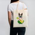 Hawaiian Boston Terrier Dog Pineapple Ukulele Summer For Men Women Girls Kids Canvas Tote Bag, trending gift