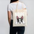 Nope Boston Terrier Puppy Dog Bostie Lover Men Women Girls Kids Canvas Tote Bag, trending gift