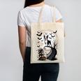 Spooky Halloween Moon Boston Terrier Boston Bull Bostie Canvas Tote Bag, Boston Terrier Halloween Gifts, trending gift