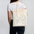 Tarot Card Vintage Crescent Moon Boston Terrier Dog Mom Canvas Tote Bag, Couple Gifts, Mom Gifts, Boston Terrier Tarot Gifts, Boston Terrier Mom Gifts, trending gift