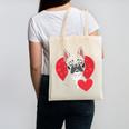 Valentine's Day Boston Terrier Canvas Tote Bag, trending gift
