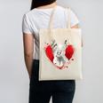 Valentine's Day Boston Terrier Dog Canvas Tote Bag, trending gift