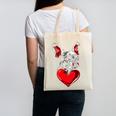 Valentine's Day Boston Terrier Dog Vector Canvas Tote Bag, trending gift