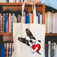 Boston Terrier Bostie Dog Kids Women Girls Canvas Tote Bag, funny gift