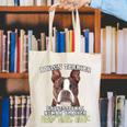 Boston Terrier Brindle Dog Professional Human Trainer Canvas Tote Bag, funny gift