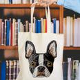 Boston Terrier Cute Puppy Face Dog Lover Pet Owner Canvas Tote Bag, funny gift
