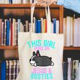 Boston Terrier This Girl Runs On Jesus And Boston Terriers Canvas Tote Bag, funny gift