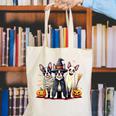 Boston Terrier Halloween Costume Mummy Witch Ghost Dog Lover For Men Women Kids Canvas Tote Bag, Boston Terrier Halloween Tote Bags, Boston Terrier Ghost Tote Bags, funny gift