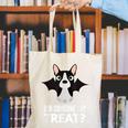 Boston Terrier Halloween Shirt Did Someone Say Treat Canvas Tote Bag, Boston Terrier Halloween Tote Bags, funny gift