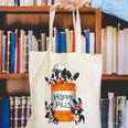 Boston Terrier Happy Pills T-Shirt Canvas Tote Bag, funny gift