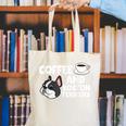 Boston Terrier Lover Coffee And Boston Terriers Canvas Tote Bag, funny gift
