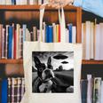 Boston Terrier Graphic Selfie With UFOs Weird Aliens Canvas Tote Bag, funny gift