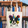 Celebration Event Birthday Party Boston Terrier Canvas Tote Bag, funny gift