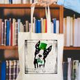 Cool Saint Patrick's Boston Terrier T Shirt For Dogs Lovers Canvas Tote Bag, funny gift