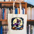 Cute Boston Terrier Halloween Costume Dog Lover Women Girls Canvas Tote Bag, Boston Terrier Halloween Tote Bags, funny gift
