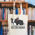 Cute Boston Terrier Boston Mama Canvas Tote Bag, funny gift