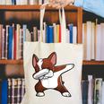 Dabbing Red Boston Terrier Dab Dance Dog Men Women Kids Canvas Tote Bag, funny gift