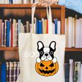 The Halloween Boston Terrier Canvas Tote Bag, Boston Terrier Halloween Tote Bags, funny gift