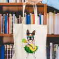 Hawaiian Boston Terrier Dog Pineapple Ukulele Summer For Men Women Girls Kids Canvas Tote Bag, funny gift