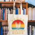 Proud Boston Terrier Dad Dog Owner Fathers Day Men Women Kids Canvas Tote Bag, Boston Terrier Dad Tote Bags, funny gift