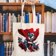 Super Power Superhero Boston Terrier Dog For Men Women Kids Canvas Tote Bag, funny gift