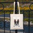 Boston Terrier American Gentleman Dog Lover I'm Well Trained Canvas Tote Bag, American Boston Terrier Gifts, funny design