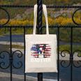 Boston Terrier Dad American Flag 4th Of July Dog Fathers Day Canvas Tote Bag, Couple Gifts, Boston Terrier Dad Gifts, American Boston Terrier Gifts, Boston Terrier 4th Of July Gifts, funny design