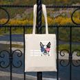 Boston Terrier Dog 4th Of July US American Flag Patriotic Canvas Tote Bag, Patriotic Boston Terrier Gifts, American Boston Terrier Gifts, Boston Terrier 4th Of July Gifts, funny design